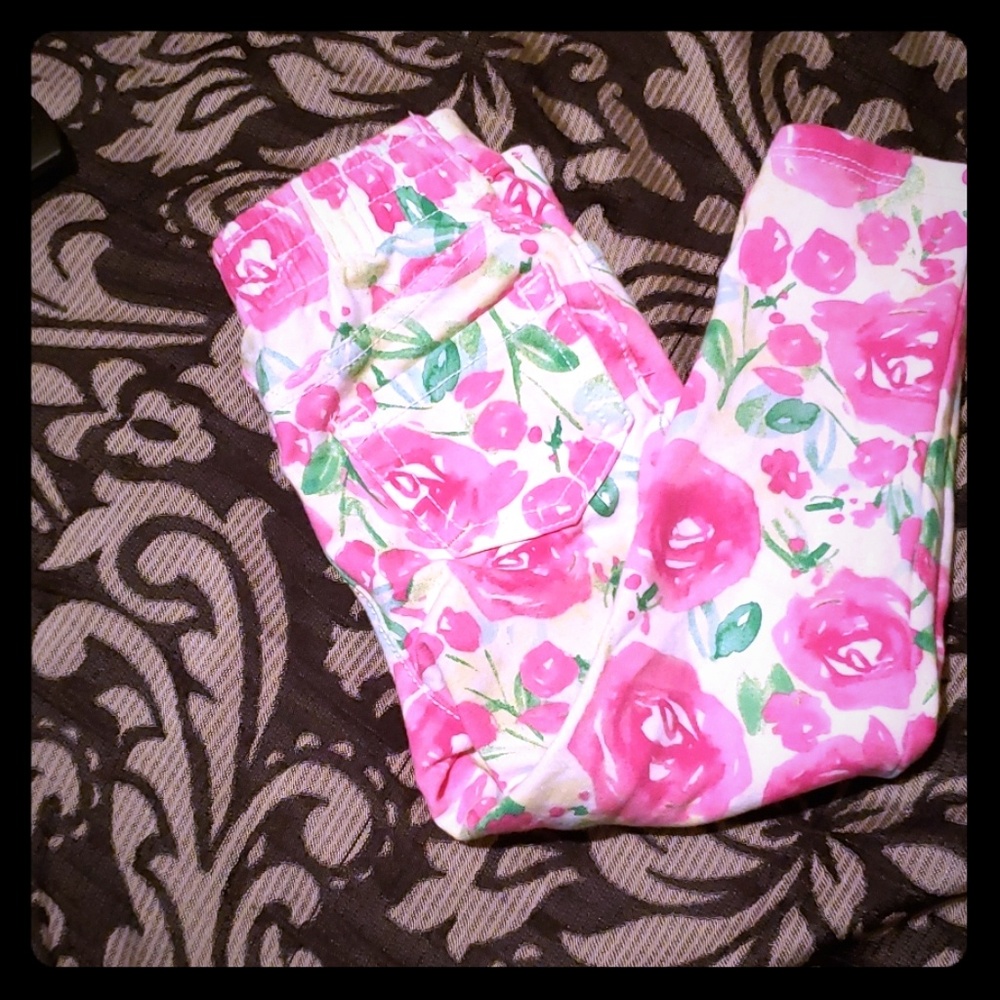 Pink Floral pants